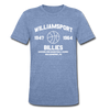 Williamsport Billies T-Shirt (Tri-Blend Super Light) - heather Blue