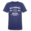 Williamsport Billies T-Shirt (Tri-Blend Super Light) - heather indigo