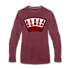 Scranton Aces Long Sleeve T-Shirt - heather burgundy