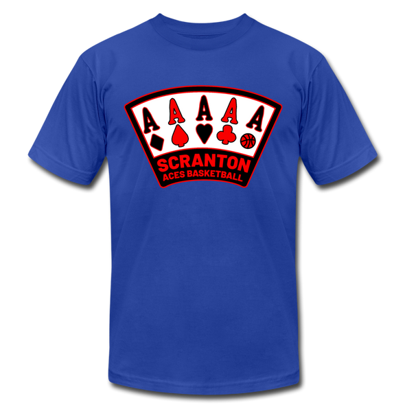 Scranton Aces T-Shirt (Premium Lightweight) - royal blue