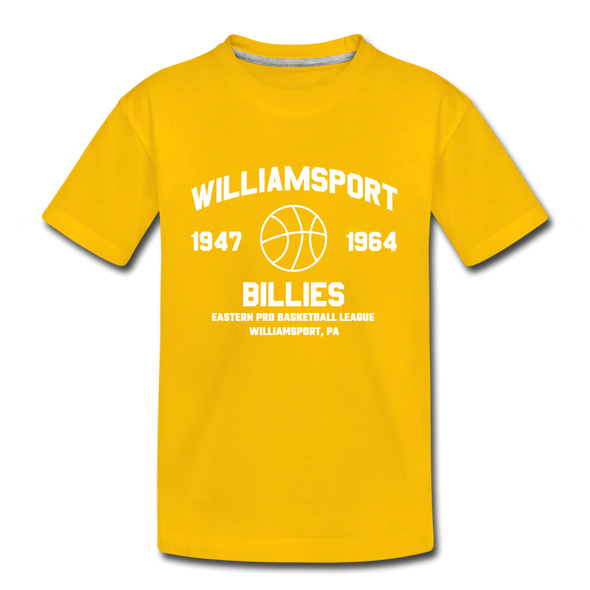 Williamsport Billies T-Shirt (Youth) - sun yellow