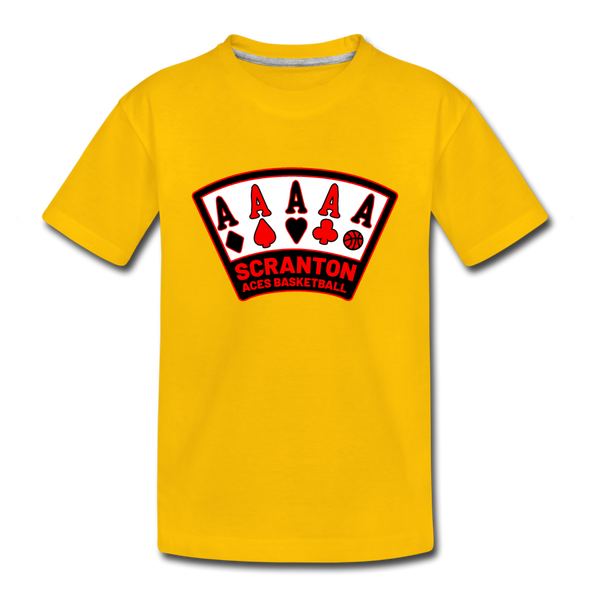 Scranton Aces T-Shirt (Youth) - sun yellow