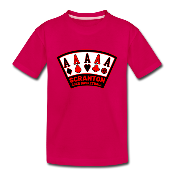 Scranton Aces T-Shirt (Youth) - dark pink