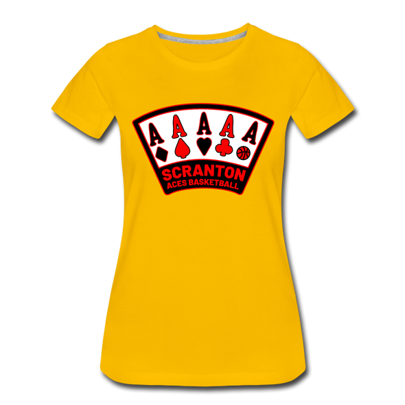Scranton Aces Women’s T-Shirt - sun yellow