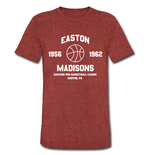 Easton Madisons T-Shirt (Tri-Blend Super Light) - heather cranberry