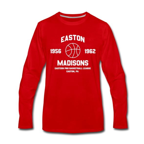 Easton Madisons Long Sleeve T-Shirt - red
