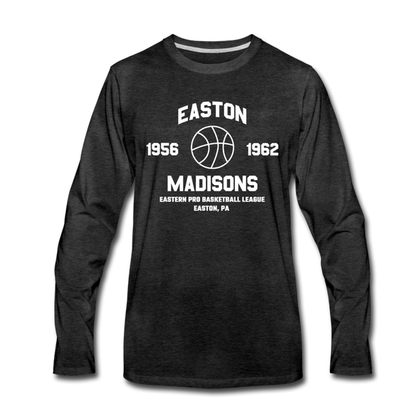 Easton Madisons Long Sleeve T-Shirt - charcoal gray