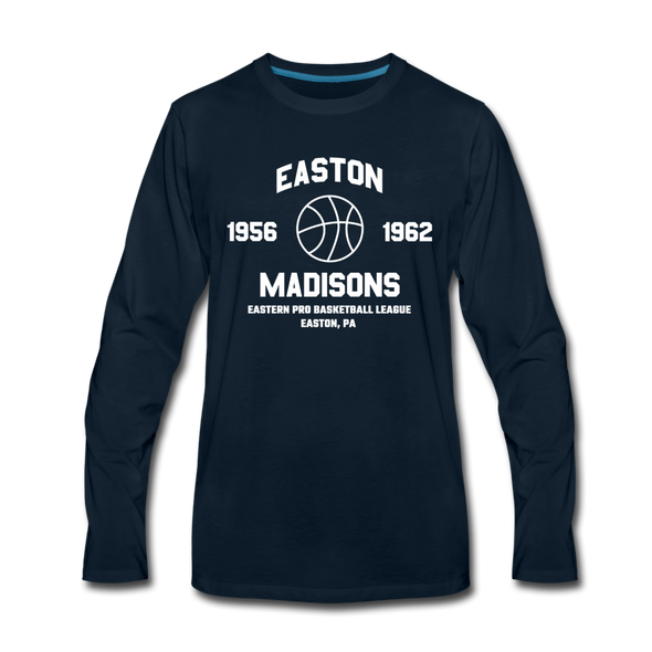 Easton Madisons Long Sleeve T-Shirt - deep navy