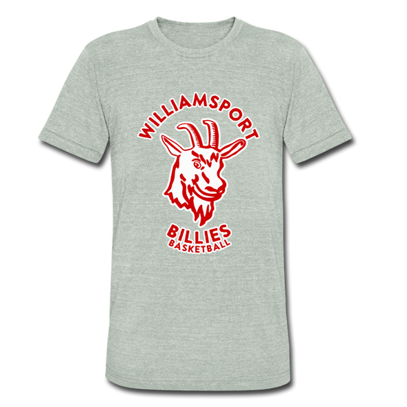 Williamsport Billies T-Shirt (Tri-Blend Super Light) - heather gray