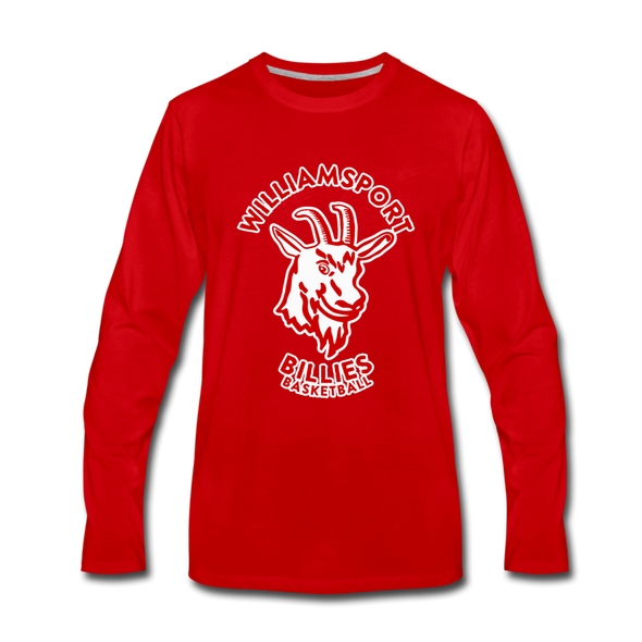 Williamsport Billies Long Sleeve T-Shirt - red