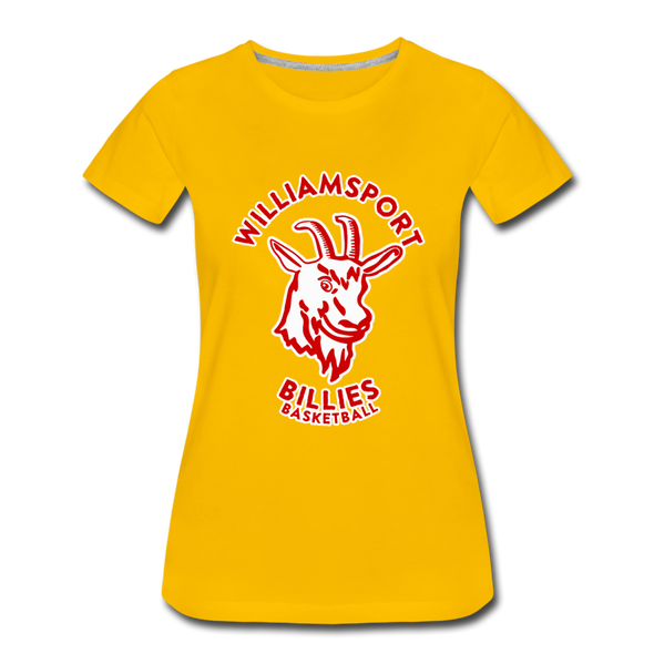 Williamsport Billies Women’s T-Shirt - sun yellow