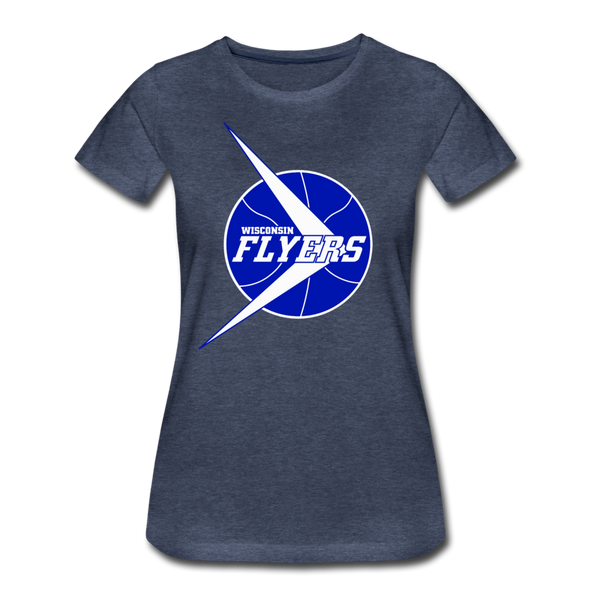 Wisconsin Flyers Women’s T-Shirt - heather blue