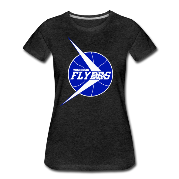 Wisconsin Flyers Women’s T-Shirt - charcoal gray