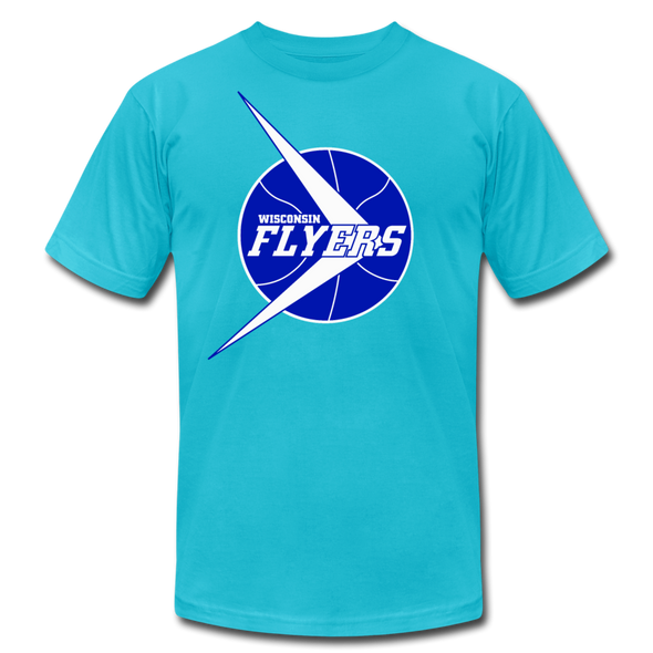 Wisconsin Flyers T-Shirt (Premium Lightweight) - turquoise
