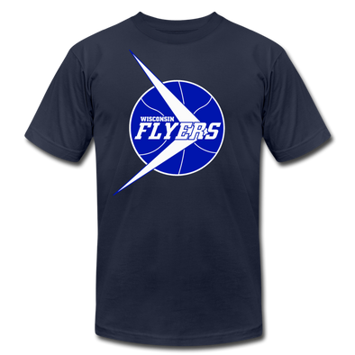 Wisconsin Flyers T-Shirt (Premium Lightweight) - navy