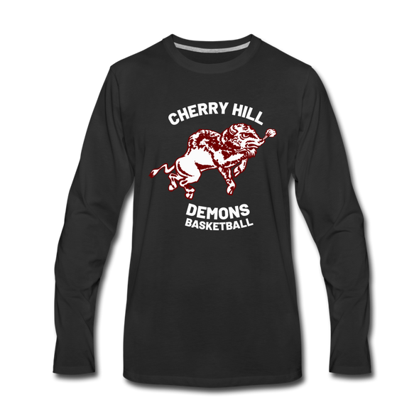 Cherry Hill Demons Long Sleeve T-Shirt - black