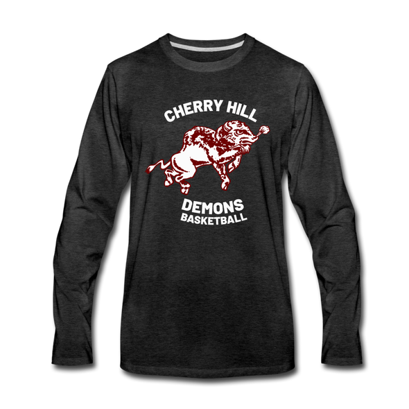 Cherry Hill Demons Long Sleeve T-Shirt - charcoal gray