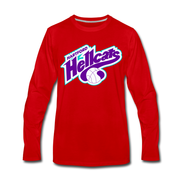 Hartford Hellcats Long Sleeve T-Shirt - red