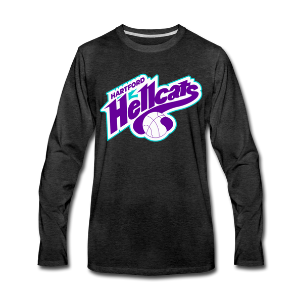 Hartford Hellcats Long Sleeve T-Shirt - charcoal gray