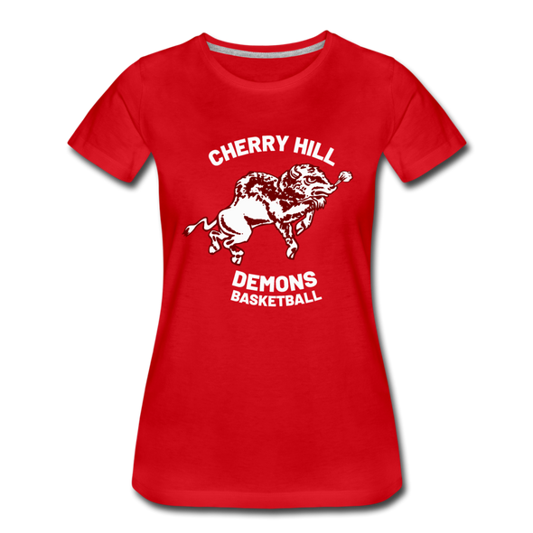 Cherry Hill Demons Women’s T-Shirt - red