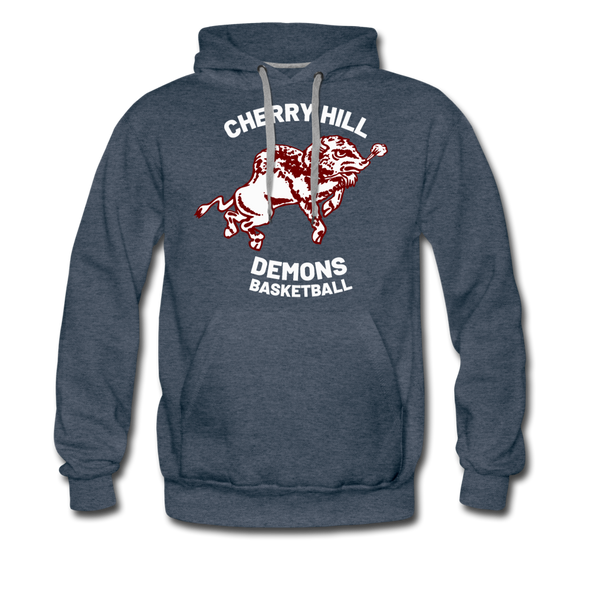 Cherry Hill Demons Hoodie (Premium) - heather denim
