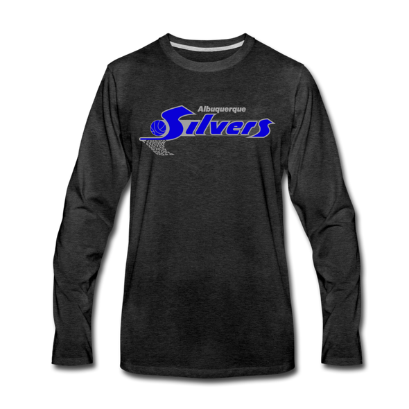 Albuquerque Silvers Long Sleeve T-Shirt - charcoal gray