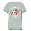 Cherry Hill Demons T-Shirt (Tri-Blend Super Light) - heather gray