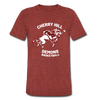 Cherry Hill Demons T-Shirt (Tri-Blend Super Light) - heather cranberry