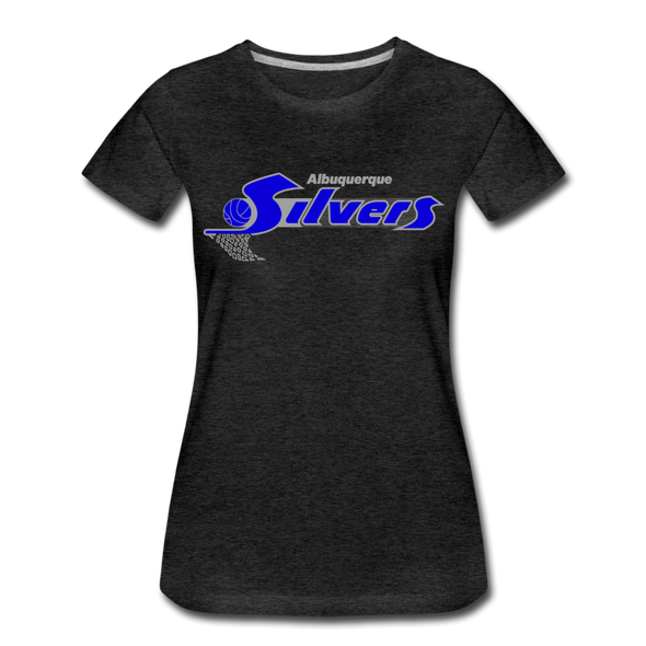 Albuquerque Silvers Women’s T-Shirt - charcoal gray