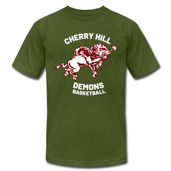 Cherry Hill Demons T-Shirt (Premium Lightweight) - olive