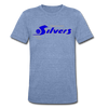 Albuquerque Silvers T-Shirt (Tri-Blend Super Light) - heather Blue