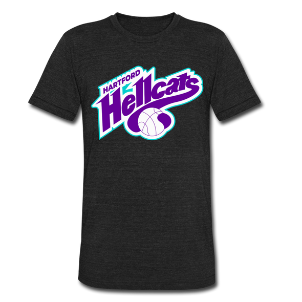 Hartford Hellcats T-Shirt (Tri-Blend Super Light) - heather black