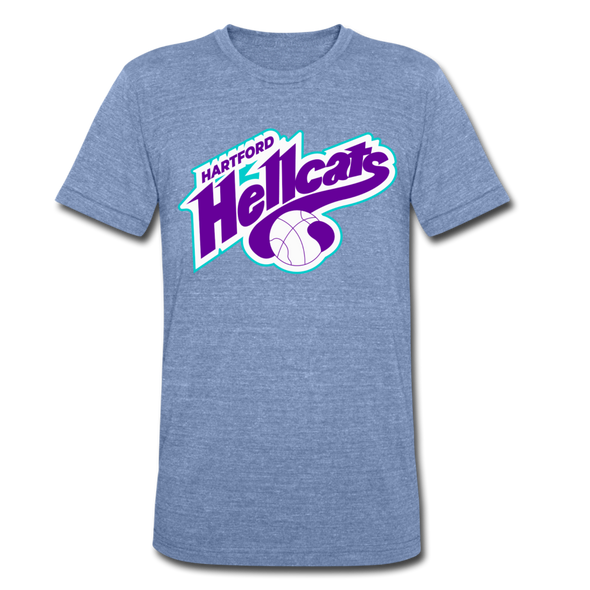 Hartford Hellcats T-Shirt (Tri-Blend Super Light) - heather Blue