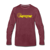 Lancaster Lightning Long Sleeve T-Shirt - heather burgundy