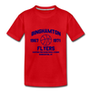 Binghamton Flyers T-Shirt (Tri-Blend Super Light) - red