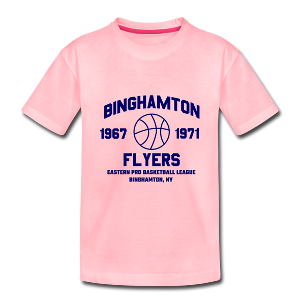 Binghamton Flyers T-Shirt (Tri-Blend Super Light) - pink