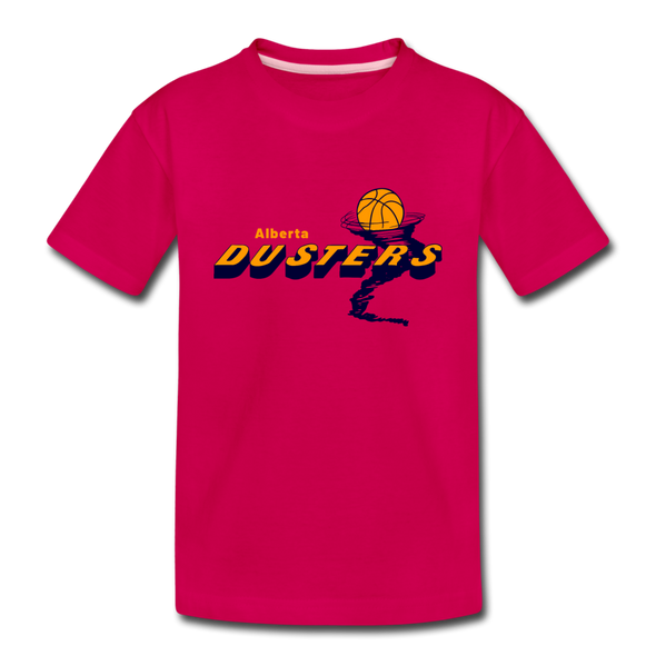 Alberta Dusters T-Shirt (Youth) - dark pink