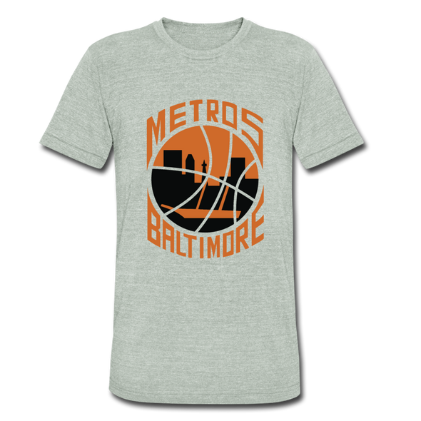Baltimore Metros T-Shirt (Tri-Blend Super Light) - heather gray