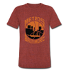 Baltimore Metros T-Shirt (Tri-Blend Super Light) - heather cranberry