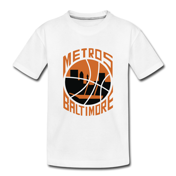 Baltimore Metros T-Shirt (Youth) - white