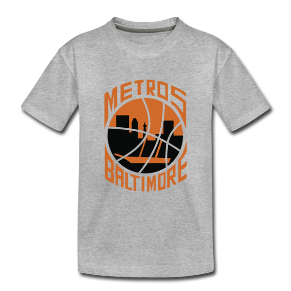 Baltimore Metros T-Shirt (Youth) - heather gray