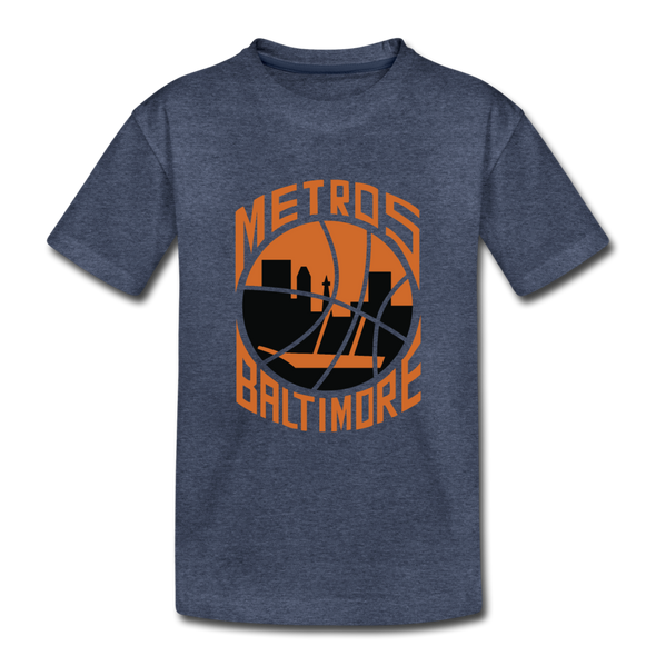 Baltimore Metros T-Shirt (Youth) - heather blue
