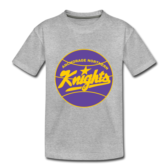 Anchorage Northern Knights T-Shirt (Youth) - heather gray