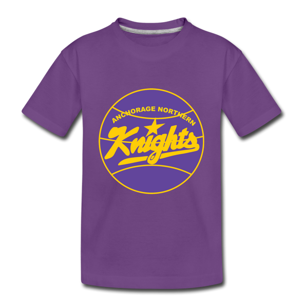 Anchorage Northern Knights T-Shirt (Youth) - purple