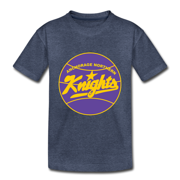 Anchorage Northern Knights T-Shirt (Youth) - heather blue