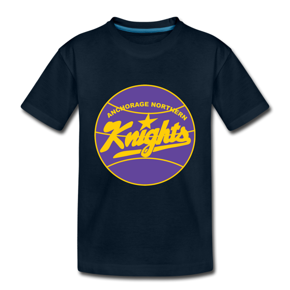 Anchorage Northern Knights T-Shirt (Youth) - deep navy