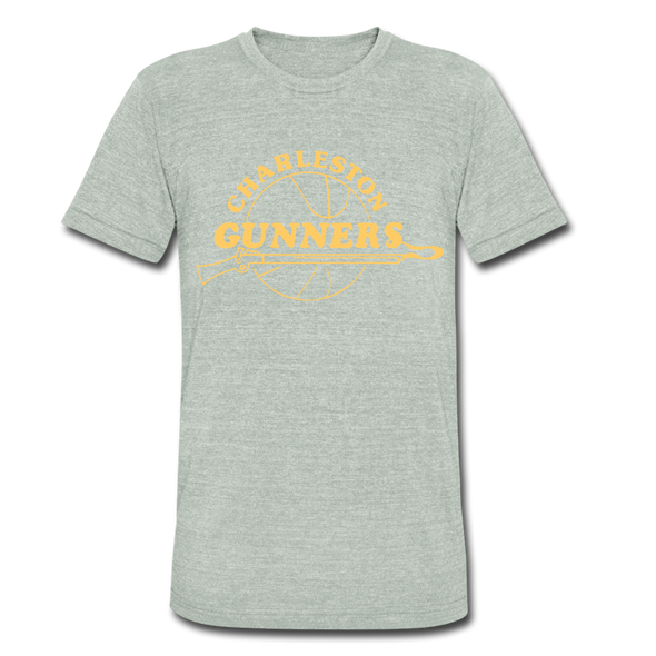 Charleston Gunners T-Shirt (Tri-Blend Super Light) - heather gray
