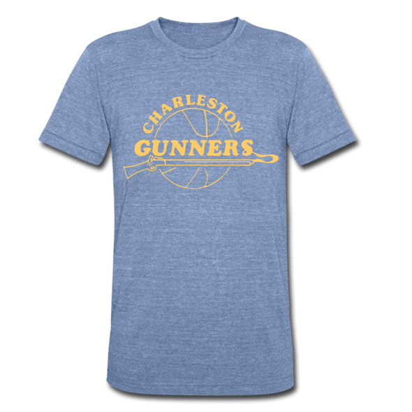 Charleston Gunners T-Shirt (Tri-Blend Super Light) - heather Blue