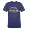Charleston Gunners T-Shirt (Tri-Blend Super Light) - heather indigo