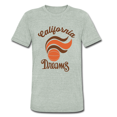 California Dreams T-Shirt (Tri-Blend Super Light) - heather gray